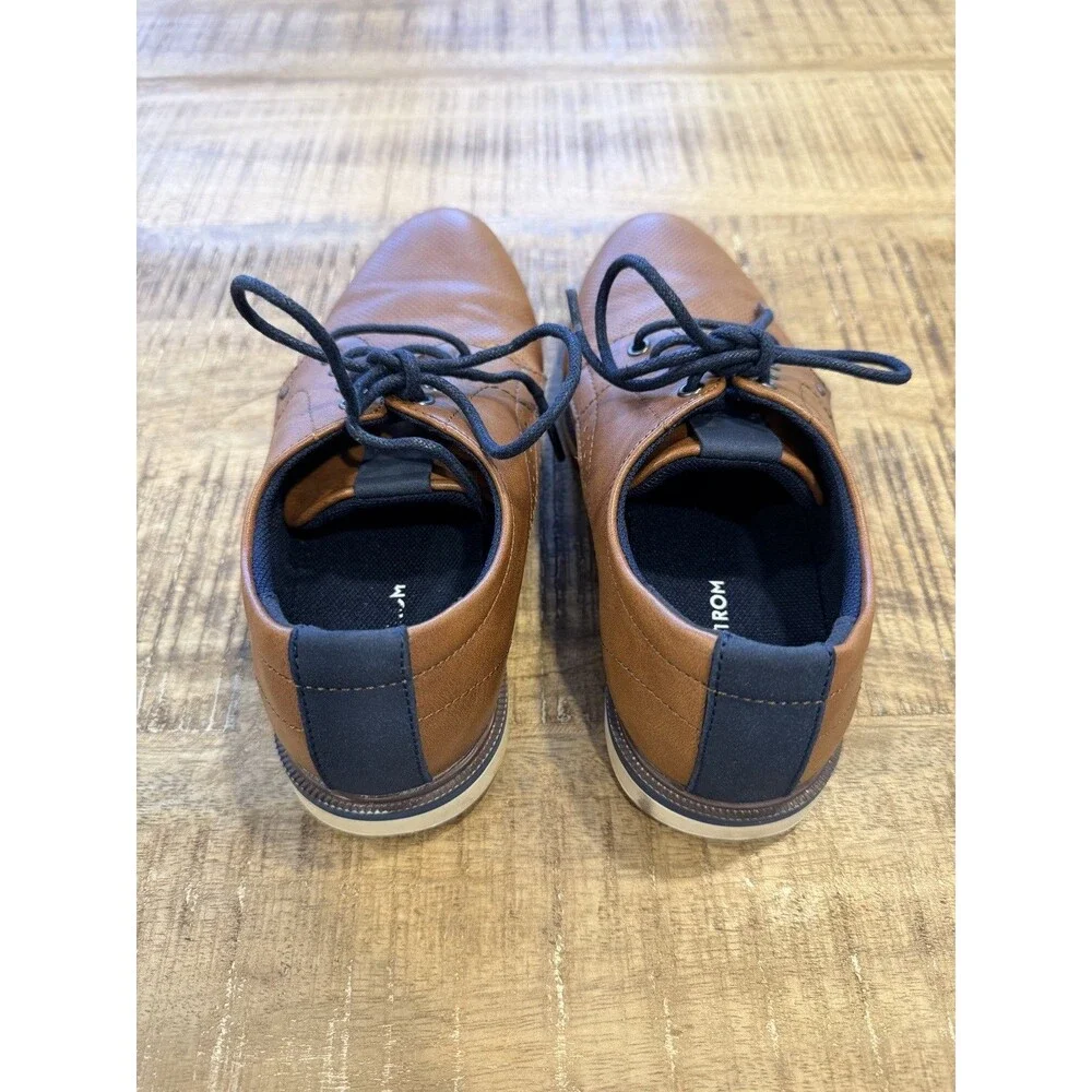 NORDSTROM KIDS‎ Boys Comfy Dress Shoes - Brown Oxford Lace Up Size 3